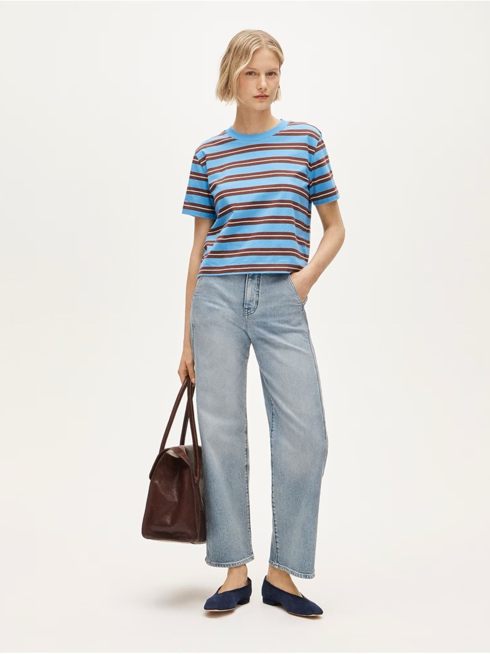 J. Crew Slim Wide-Leg Jean in Misty Surf wash - 28 - BNWOT